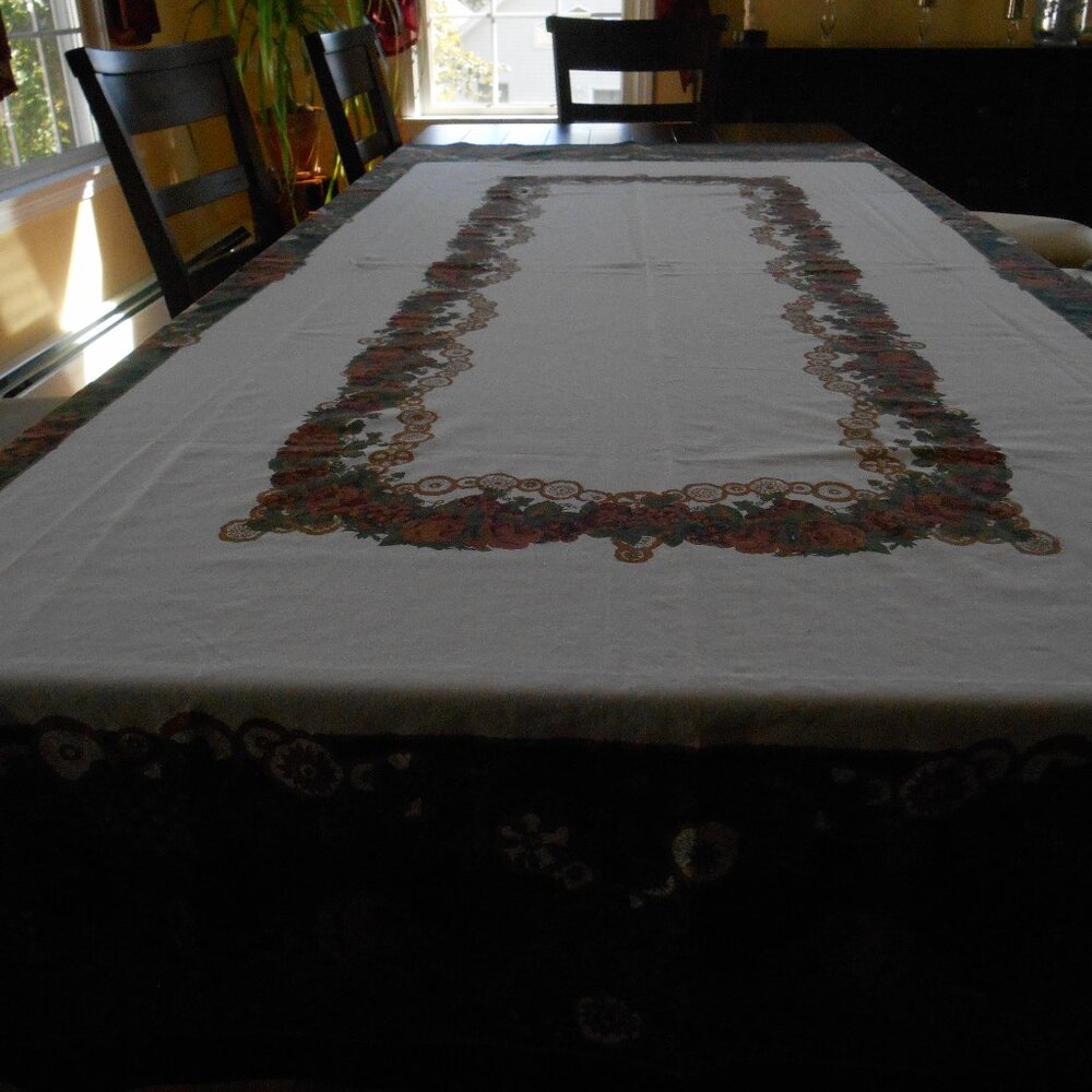 FLORAL MULTICOLOR TABLECLOTH 96/60